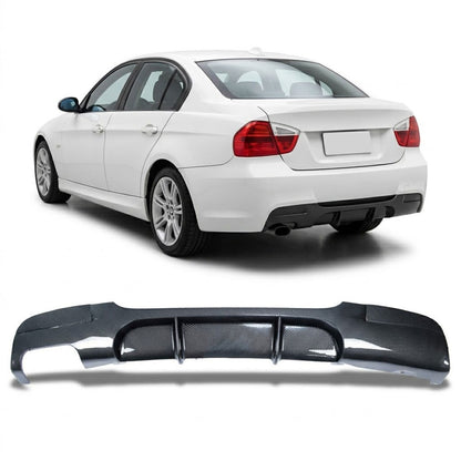 Heckstoßstange Diffusor Carbon-Optik passend für BMW 3er E90 E91 2004-2011