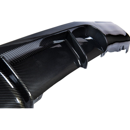 Heckstoßstange Diffusor Carbon-Optik passend für BMW 3er E90 E91 2004-2011