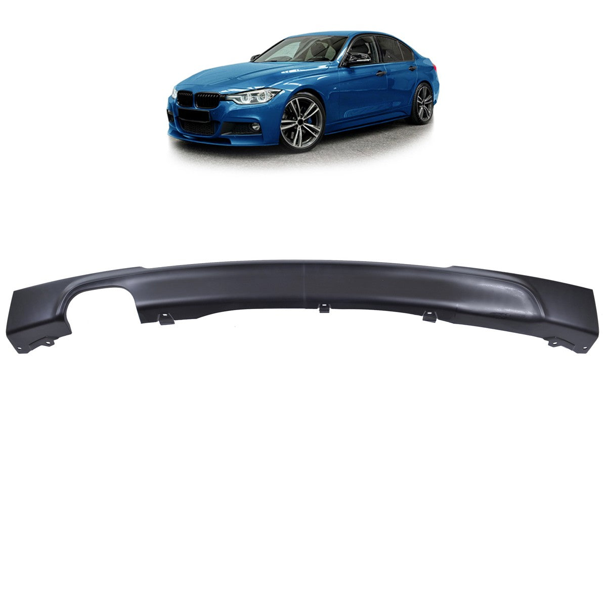 Heckdiffusor passend für BMW 3er F30 F31 2011-2018