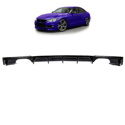 Heckspoiler Diffusor Hochglanz Schwarz passend für BMW 3er F30 F31 2011-2018