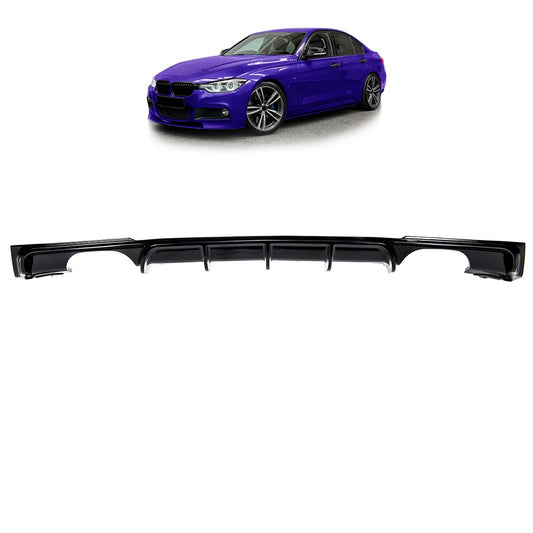 Heckspoiler Diffusor Hochglanz Schwarz passend für BMW 3er F30 F31 2011-2018