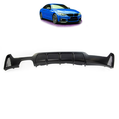 Heckdiffusor Matt Schwarz passend für BMW 4er F32 F33 F36 2013-2021