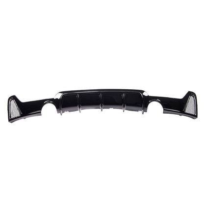 Heckspoiler Diffusor Hochglanz Schwarz passend für BMW 4er F32 F33 F36