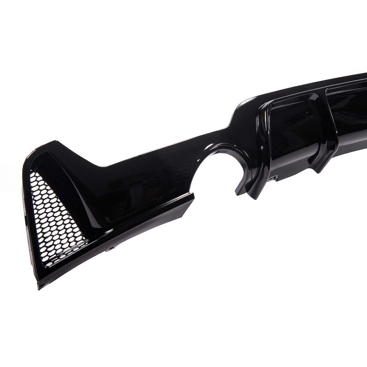 Heckspoiler Diffusor Hochglanz Schwarz passend für BMW 4er F32 F33 F36