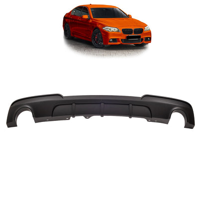 Heckstoßstange Diffusor Matt Schwarz passend für BMW 5er F10 F11 535 2009-2016