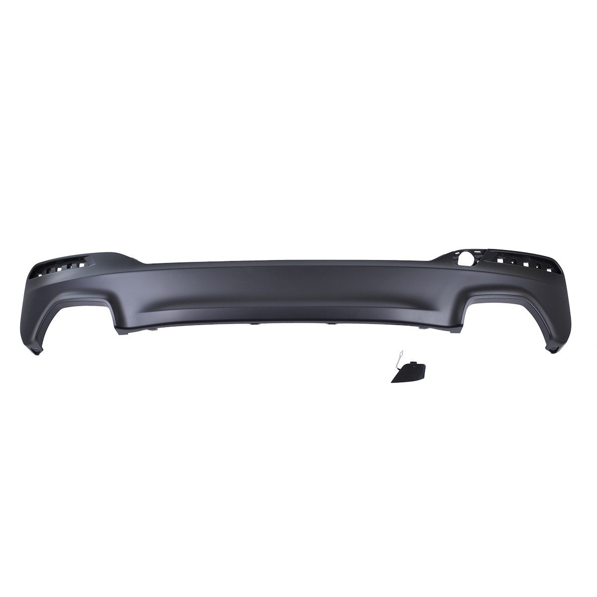 Heckstoßstange Diffusor Matt Schwarz passend für BMW 5er G30 G31 2016-2020