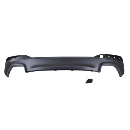 Heckstoßstange Diffusor Matt Schwarz passend für BMW 5er G30 G31 2016-2020