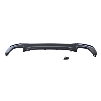 Heckstoßstange Diffusor Matt Schwarz passend für BMW 5er G30 G31 2016-2020