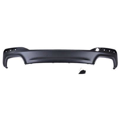 Heckstoßstange Diffusor Matt Schwarz passend für BMW 5er G30 G31 2016-2020