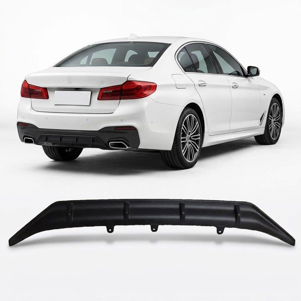 Sport Heckspoiler Diffusor Matt Schwarz passend für BMW 5er 2016->>