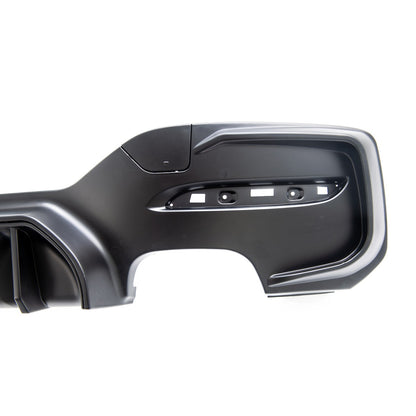 Heckstoßstange Diffusor Matt Schwarz passend für BMW 1er F20 F21 2015-2019