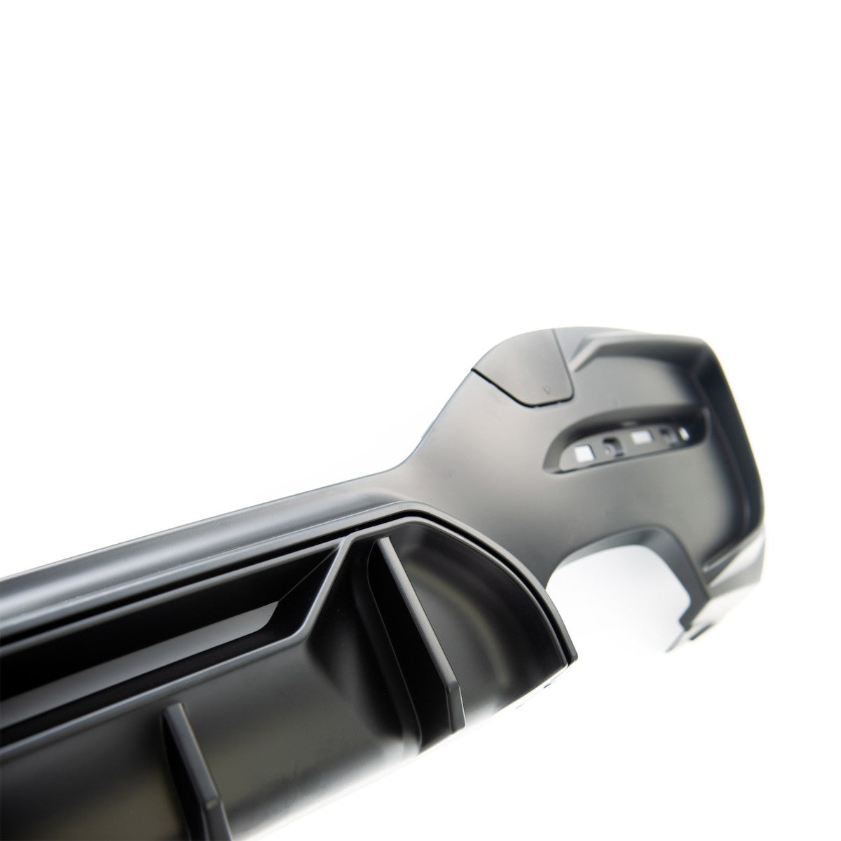 Heckstoßstange Diffusor Matt Schwarz passend für BMW 1er F20 F21 2015-2019
