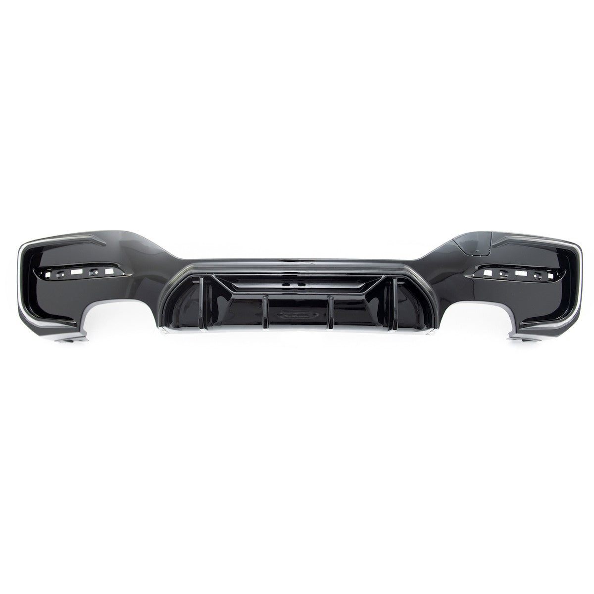 Sport Heckstoßstange Diffusor Hochglanz Schwarz passend für BMW 1er F20 F21 2015-2019