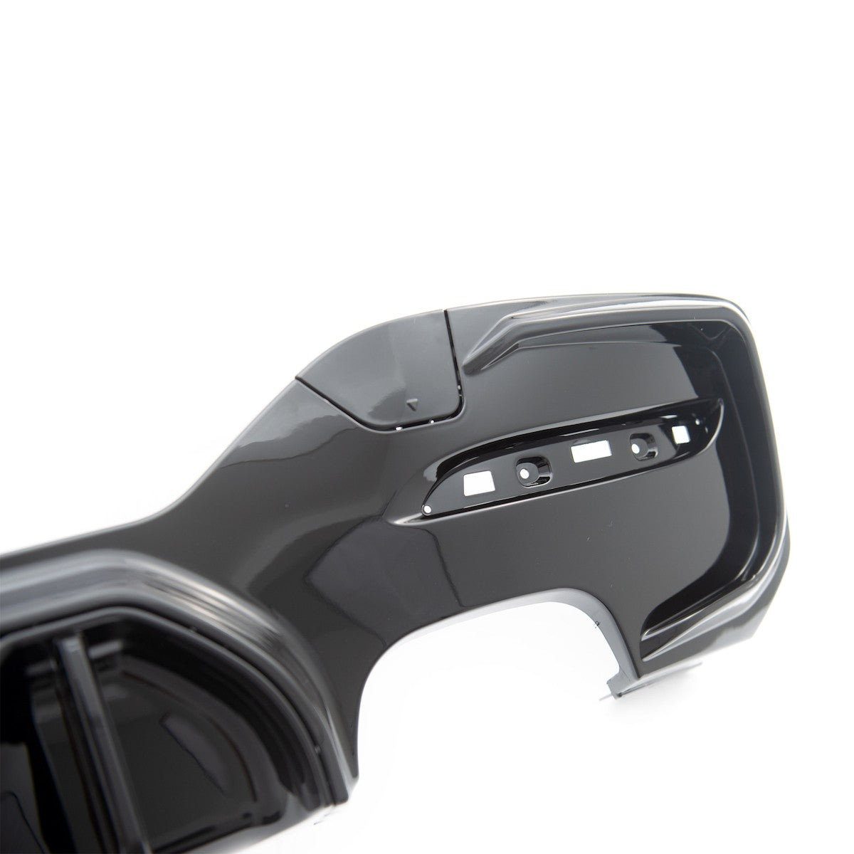 Sport Heckstoßstange Diffusor Hochglanz Schwarz passend für BMW 1er F20 F21 2015-2019