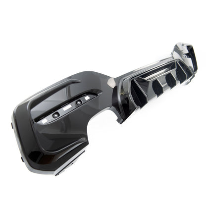 Sport Heckstoßstange Diffusor Hochglanz Schwarz passend für BMW 1er F20 F21 2015-2019