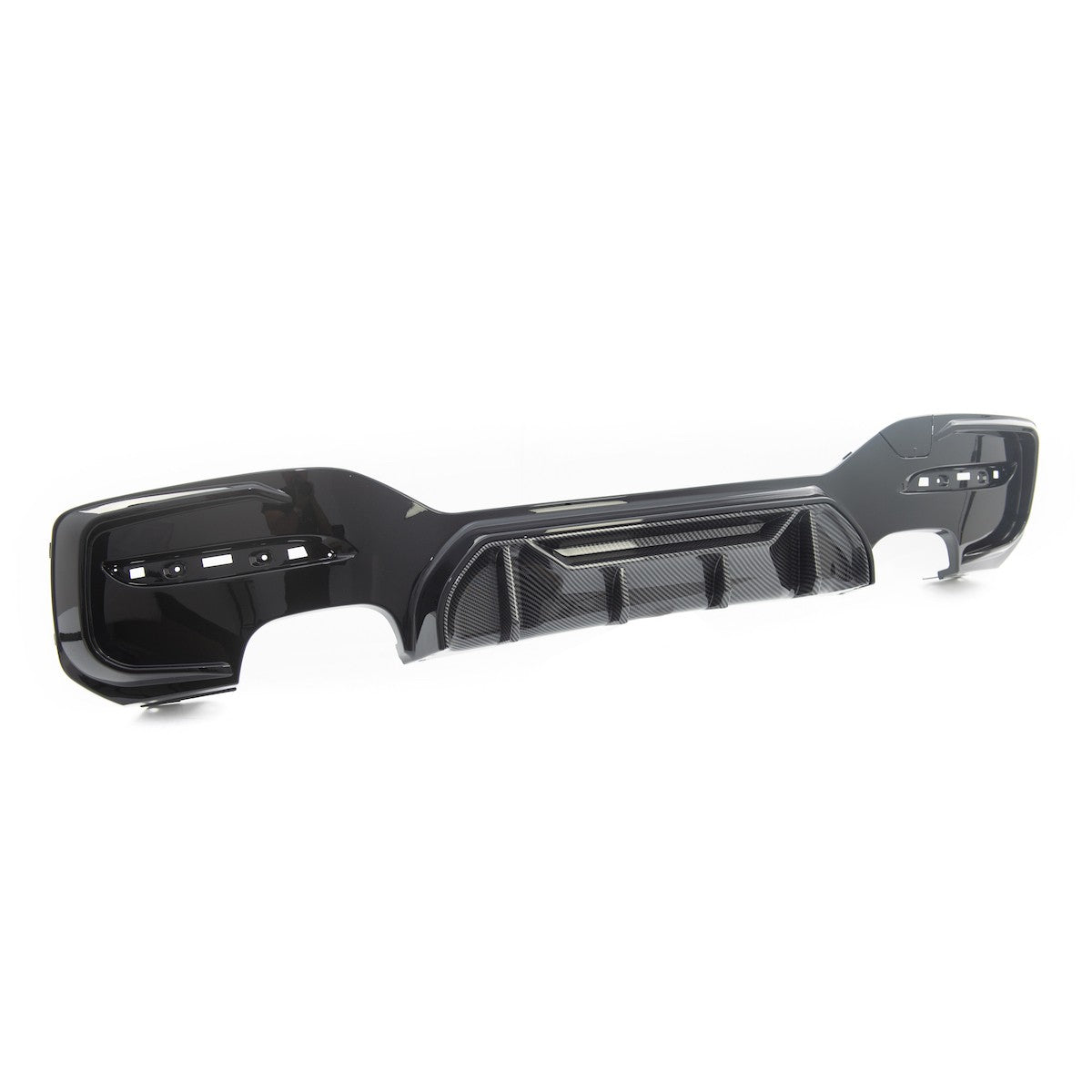 Sport Heckstoßstange Diffusor Carbon-Optik passend für BMW 1er F20 F21 2015-2019