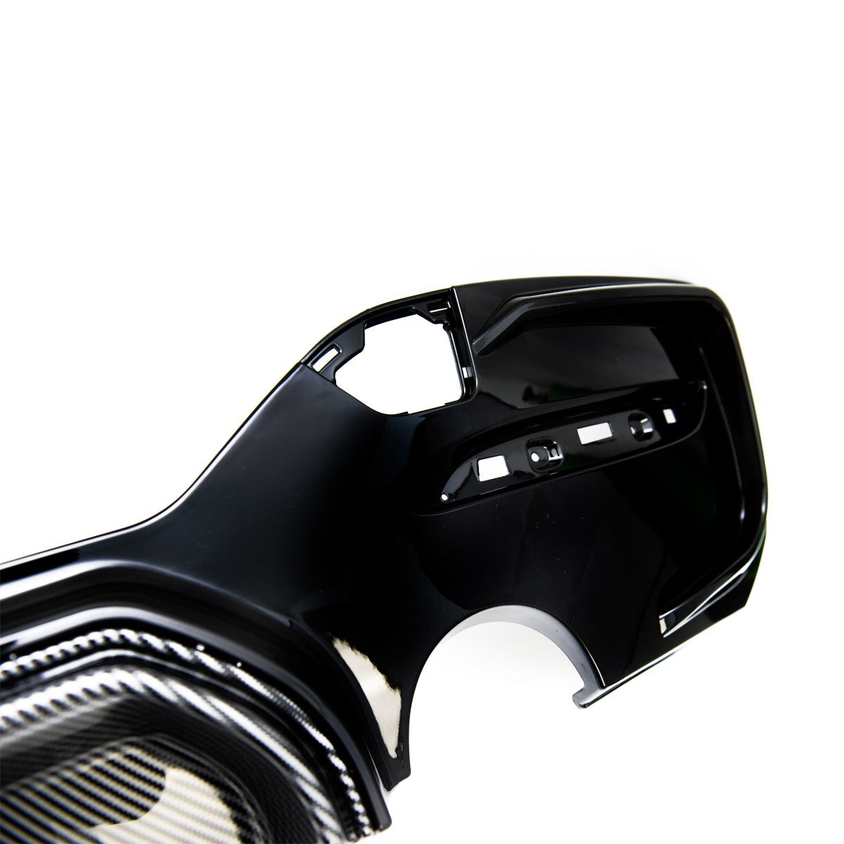 Heckstoßstange Diffusor Carbon-Optik passend für BMW 1er F20 F21 2015-2019