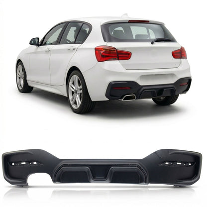 Sport Heckspoiler Diffusor Matt Schwarz passend für BMW 1 F20 F21 2015-2019