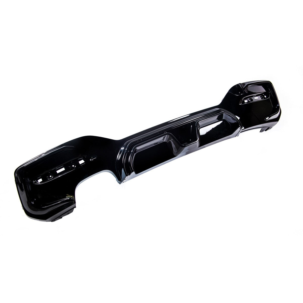Heckstoßstange Diffusor Hochglanz Schwarz passend für BMW 1er F20 F21 2015-2019