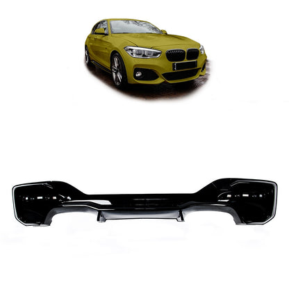 Heckstoßstange Diffusor Hochglanz Schwarz passend für BMW 1er F20 F21 2015-2019