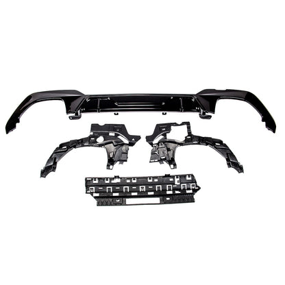 Heckdiffusor Hochglanz Schwarz passend für BMW 3er G20 G21 340i 2019-2022