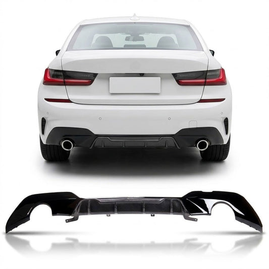 Heckdiffusor Carbon-Optik passend für BMW 3er G20 G21 2019-2022