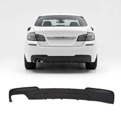 Heckstoßstange Diffusor Matt Schwarz passend für BMW 5er F10 F11 2009-2016