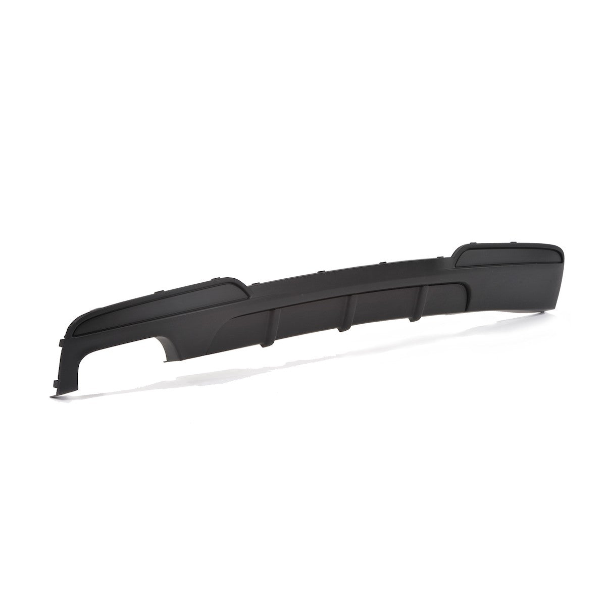 Heckstoßstange Diffusor Matt Schwarz passend für BMW 5er F10 F11 2009-2016