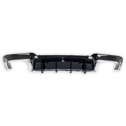 Heckstoßstange Diffusor Hochglanz Schwarz passend für BMW 5er F10 F11 2009-2016