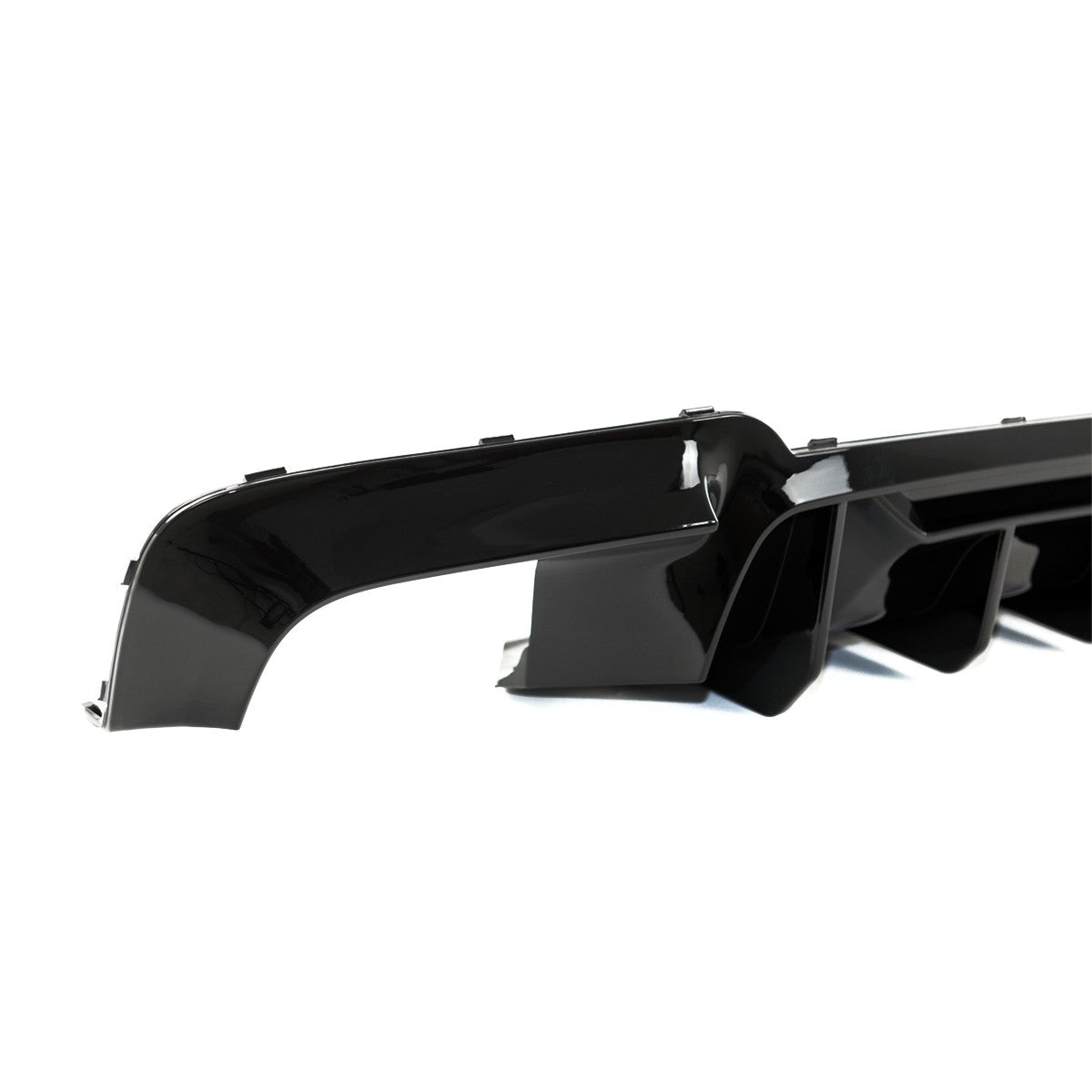 Heckstoßstange Diffusor Hochglanz Schwarz passend für BMW 5er F10 F11 2009-2016
