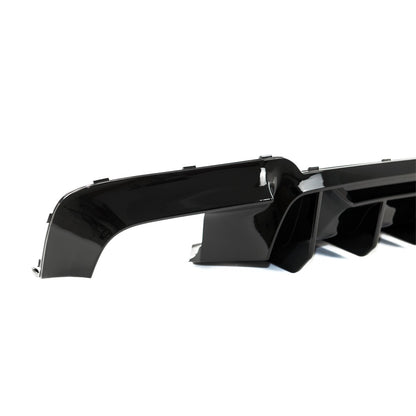 Heckstoßstange Diffusor Hochglanz Schwarz passend für BMW 5er F10 F11 2009-2016