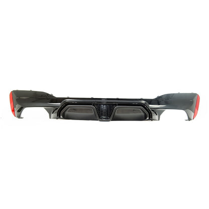 Heckdiffusor Carbon-Optik passend für BMW 5er G30 G31 F90 2017-2023
