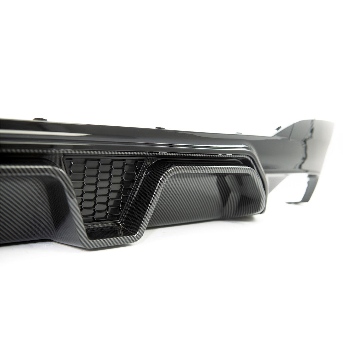 Heckdiffusor Carbon-Optik passend für BMW 5er G30 G31 F90 2017-2023