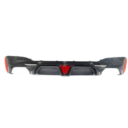 Heckdiffusor Carbon-Optik passend für BMW 5er G30 G31 F90 2016-2023