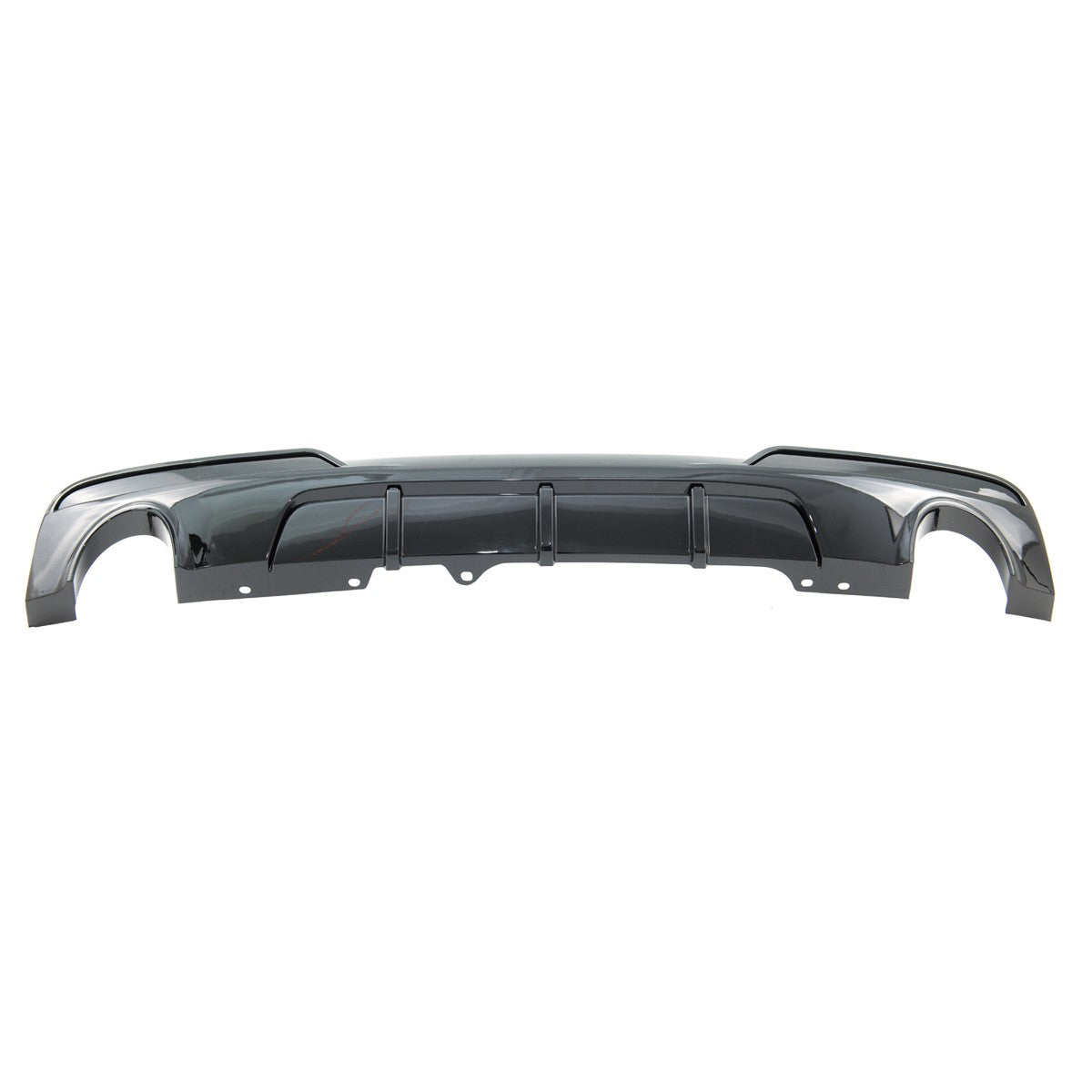Heckstoßstange Diffusor Hochglanz Schwarz passend für BMW 5er F10 F11 2009-2016