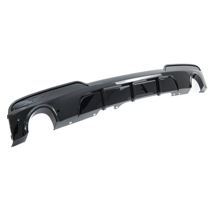 Heckstoßstange Diffusor Hochglanz Schwarz passend für BMW 5er F10 F11 2009-2016