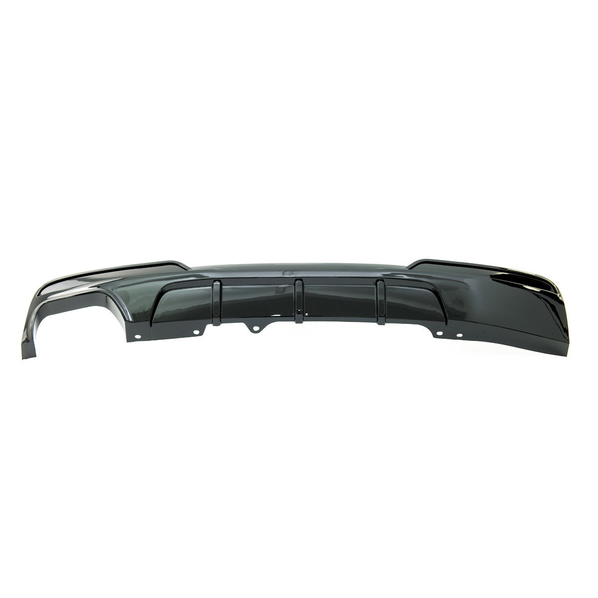 Heckstoßstange Diffusor Hochglanz Schwarz passend für BMW 5er F10 F11 2009-2016