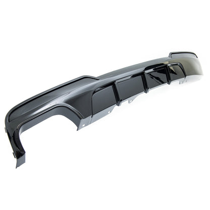 Heckstoßstange Diffusor Hochglanz Schwarz passend für BMW 5er F10 F11 2009-2016