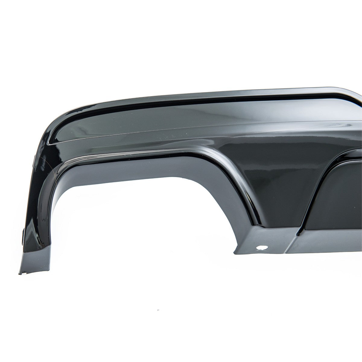 Heckstoßstange Diffusor Hochglanz Schwarz passend für BMW 5er F10 F11 2009-2016
