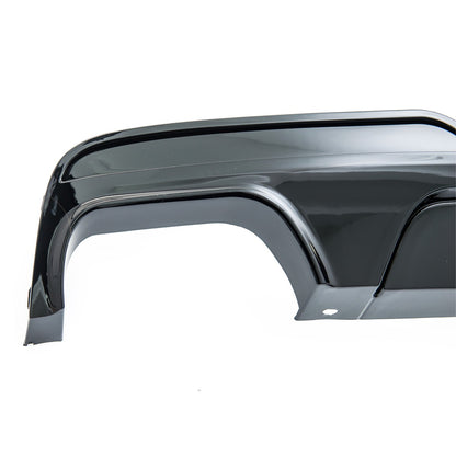 Heckstoßstange Diffusor Hochglanz Schwarz passend für BMW 5er F10 F11 2009-2016