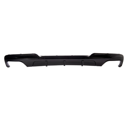 Heckdiffusor Hochglanz Schwarz Twin Auspuff passend für BMW 5er F10 F11 09-16