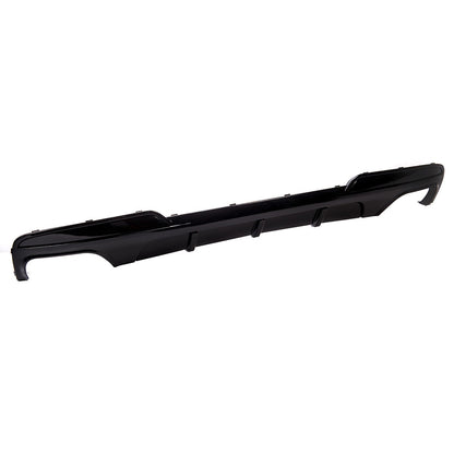 Heckdiffusor Hochglanz Schwarz Twin Auspuff passend für BMW 5er F10 F11 09-16