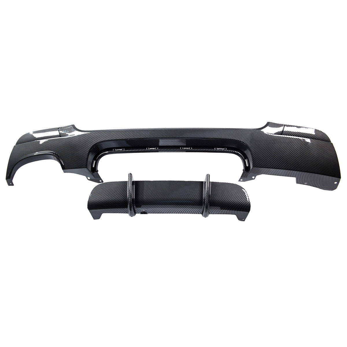 Heckspoiler Diffusor Carbon-Optik passend für BMW 3er E92 E93 2006-2013