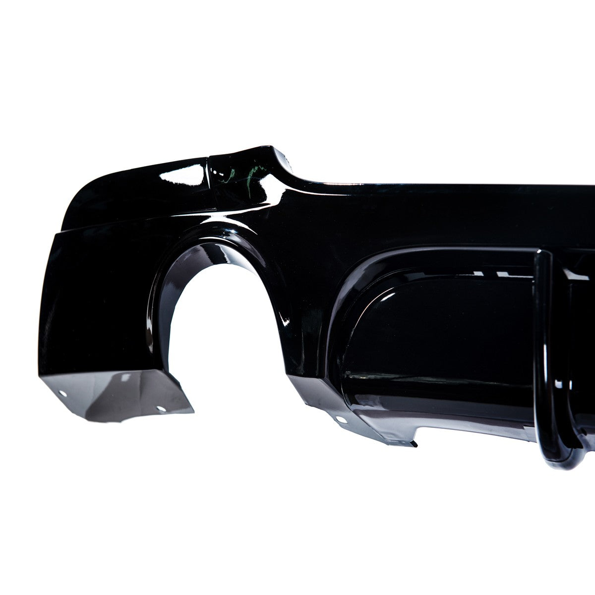 Heckstoßstange Diffusor Hochglanz Schwarz passend für BMW 3er E92 E93 335i 2006-2013