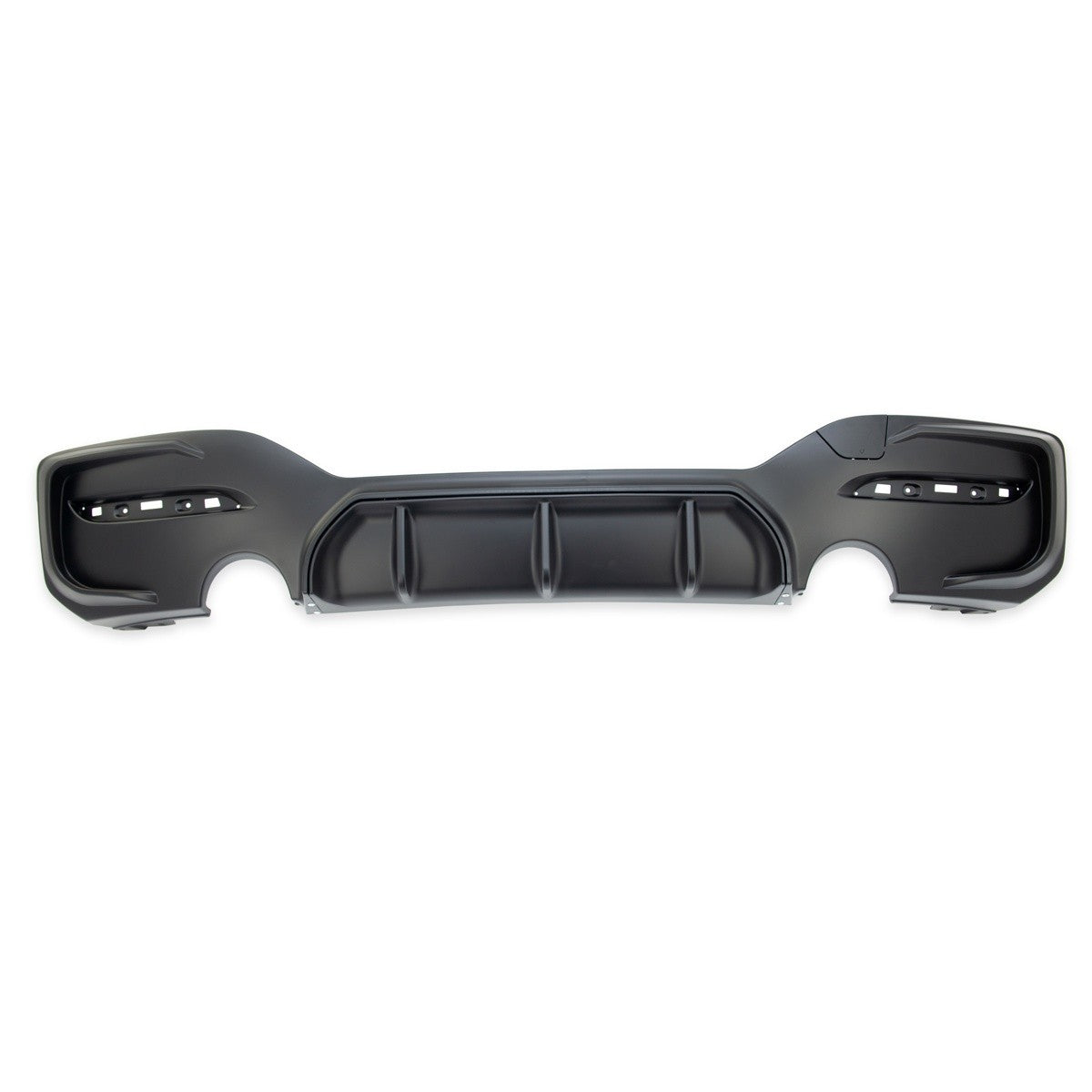 Sport Heckstoßstange Diffusor Matt Schwarz passend für BMW 1er (F20 F21) 2015-2019