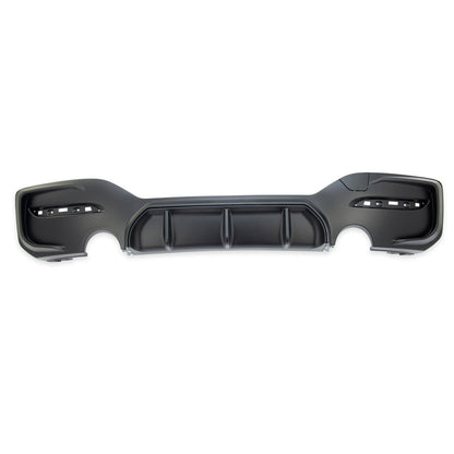 Sport Heckstoßstange Diffusor Matt Schwarz passend für BMW 1er (F20 F21) 2015-2019