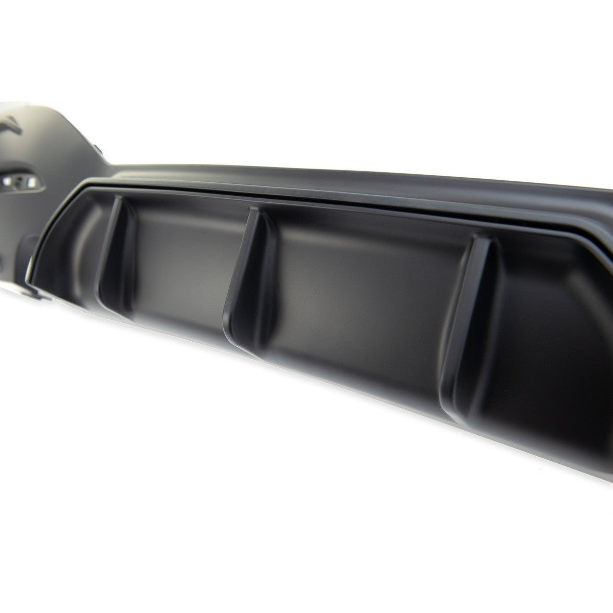 Sport Heckstoßstange Diffusor Matt Schwarz passend für BMW 1er (F20 F21) 2015-2019
