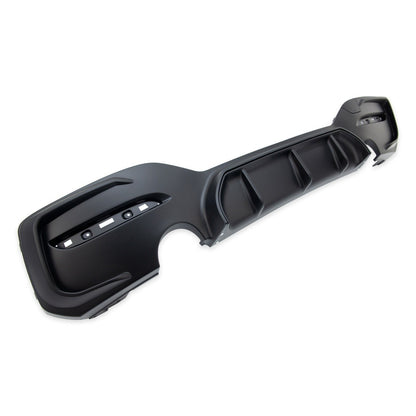 Sport Heckstoßstange Diffusor Matt Schwarz passend für BMW 1er (F20 F21) 2015-2019