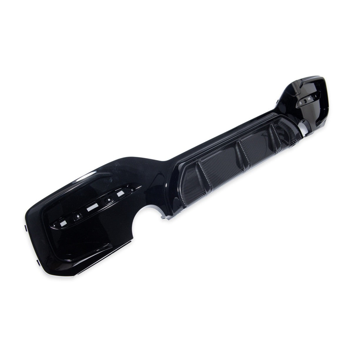 Heckstoßstange Diffusor Carbon-Optik passend für BMW 1er F20 F21 2015-2019
