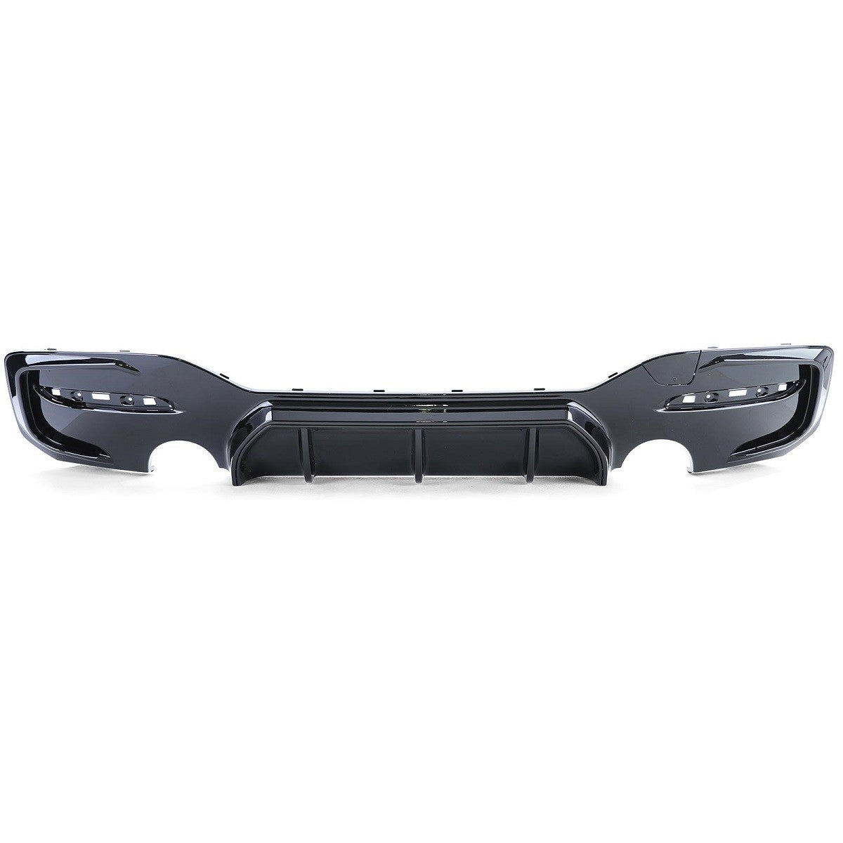 Heckstoßstange Diffusor Hochglanz Schwarz passend für BMW 1er F20 F21 Hatchback 2015-2019